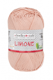 Vlna Limone - 100% bavlnená priadza - pudrová